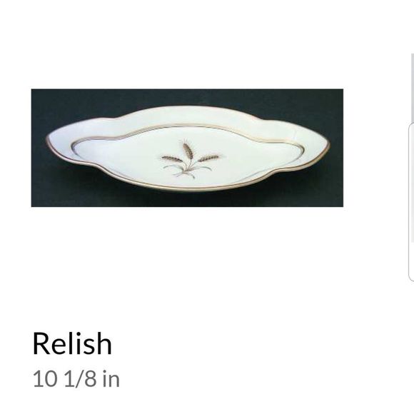 Rosenthal Winifred Golden Wheat Relish Dish - Picture 5 of 11